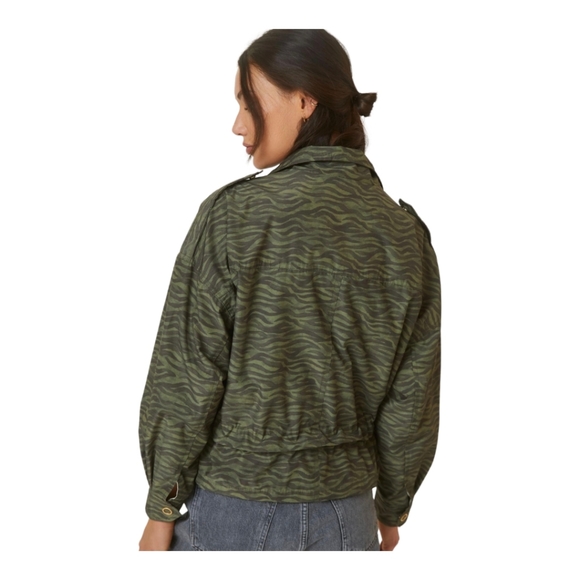 Scotch & Soda All-over Printed Loose-Fit Jacket Size Small - Picture 4 of 16